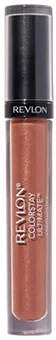 A tube of Revlon ColorStay Ultimate Liquid Lipstick featuring a sleek design with a clear body showcasing a brownish shade.